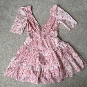 American Eagle Pink Girly Dress